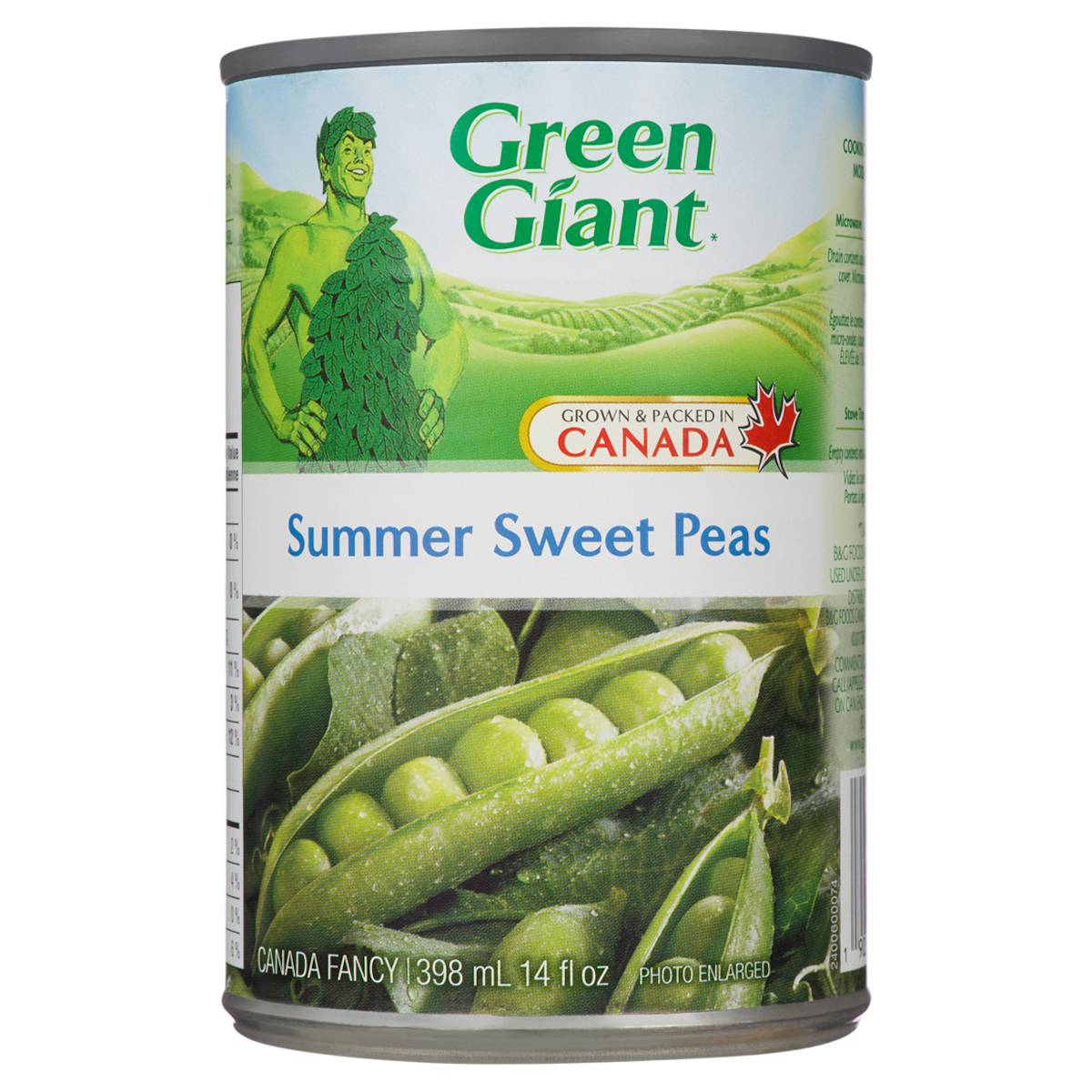 Green Giant Summer Sweet Peas 1/3 Less Salt, 398 mL