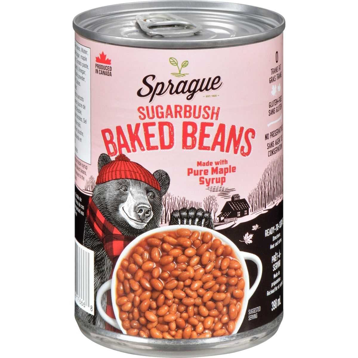 Sprague Organic Sugar Bush Baked Beans, 398 mL