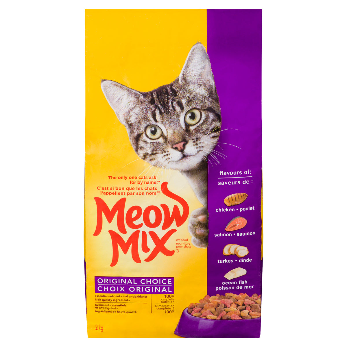 Meow Mix Original Dry Cat Food, 2 kg