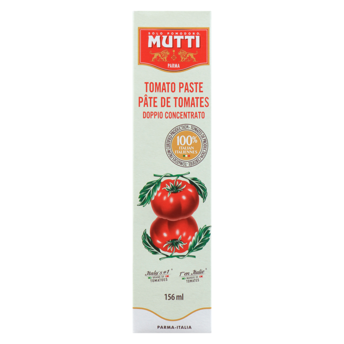 Mutti Tomato Paste Tube, 156 mL