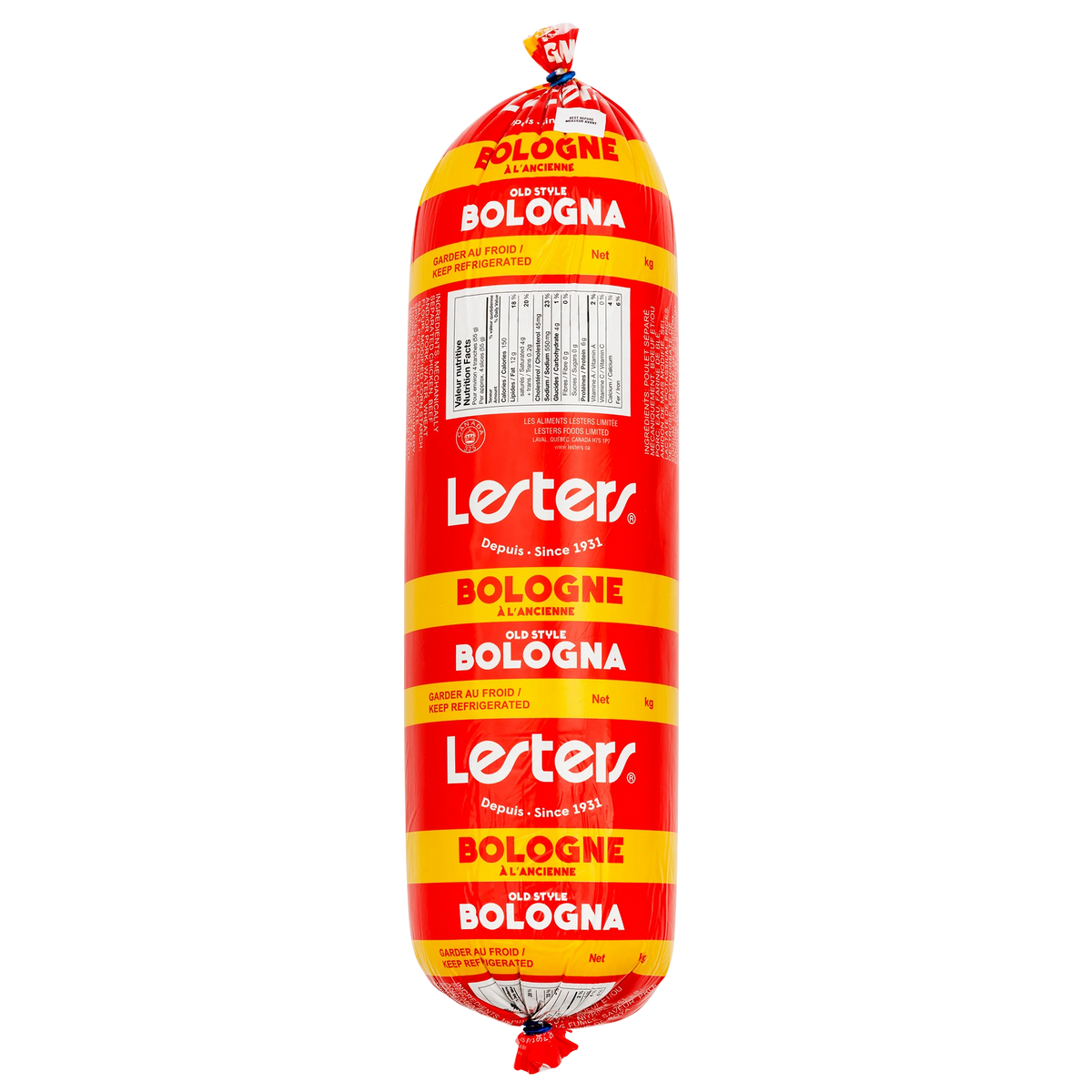 Lesters Old Style Bologna, 3.5 kg average weight