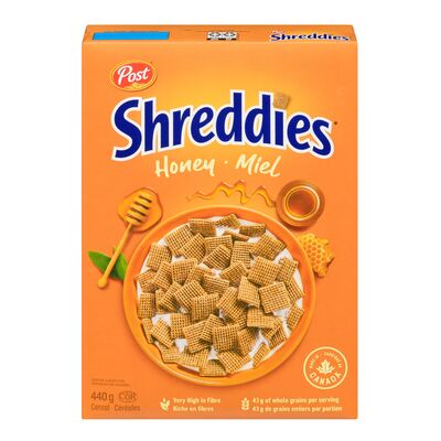 Post Shreddies Honey Cereal, 440 g
