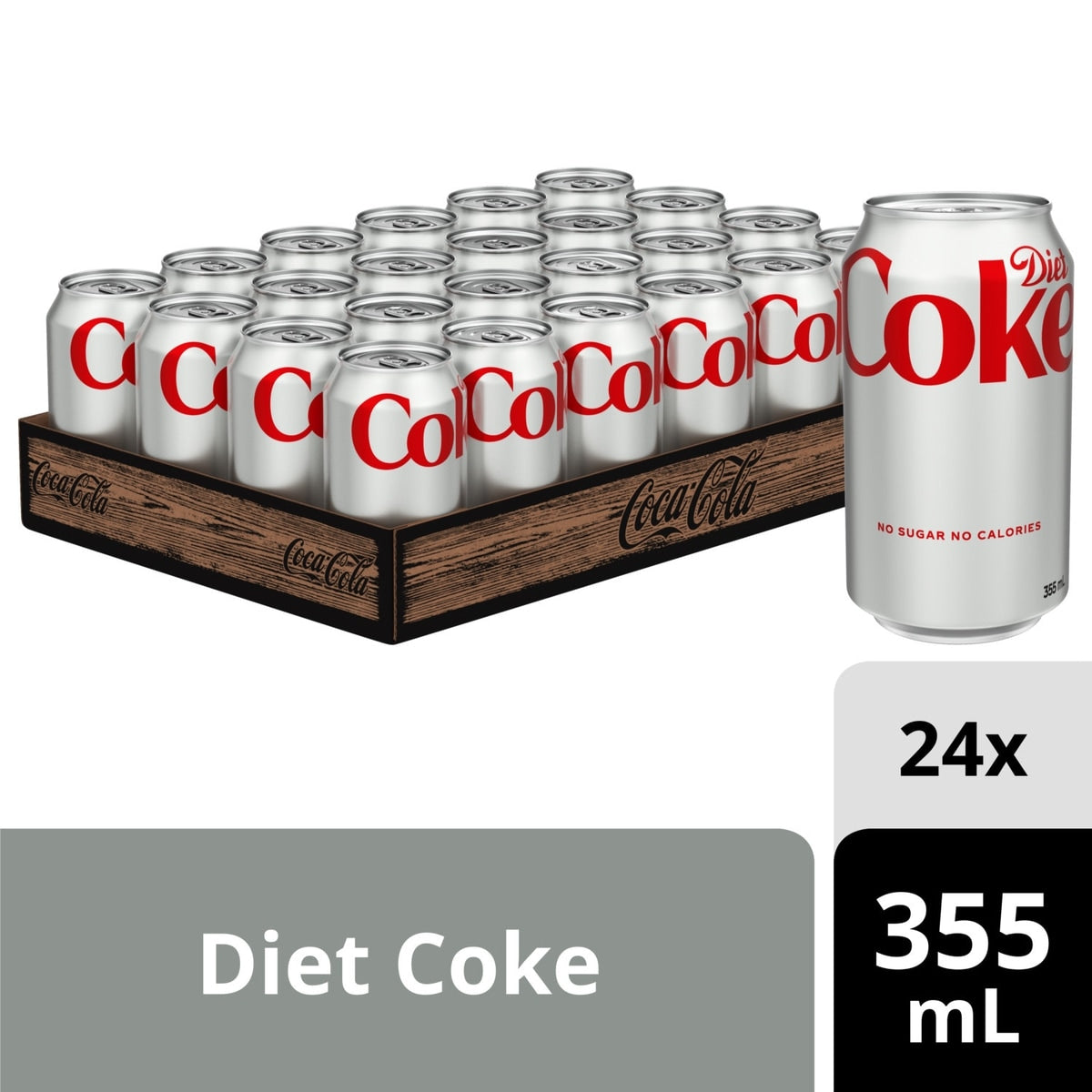 Coca-Cola Diet Coke Cans, 24 × 355 mL