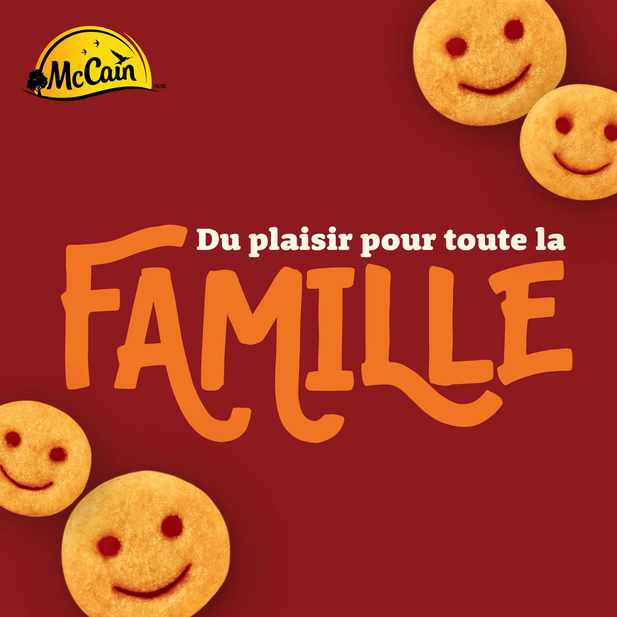 McCain Smiles Smiley Face Fries, 650 g