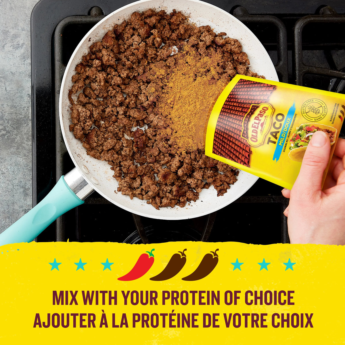 Old El Paso Taco Seasoning Mix Mild, 24 g