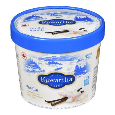 Kawartha Dairy Vanilla Ice Cream, 1.5 L