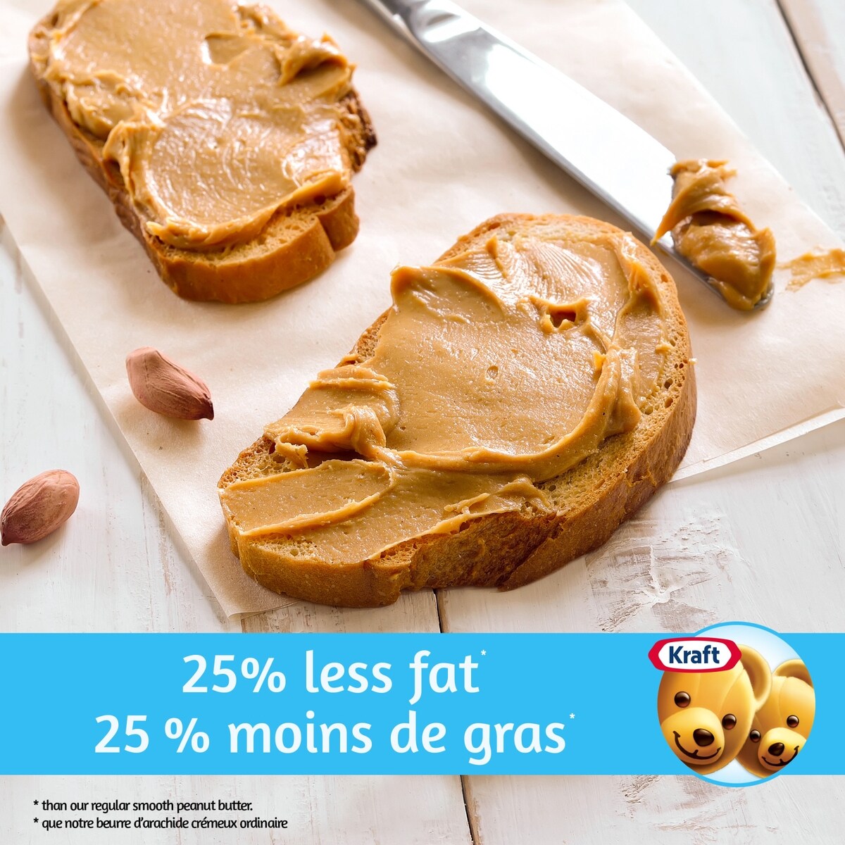 Kraft Smooth Light Peanut Butter, 1 kg