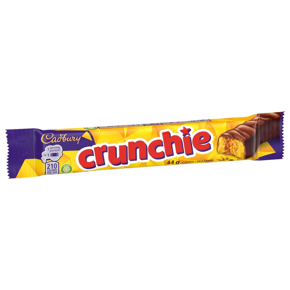 Cadbury Crunchie Singles Bar, 44 g