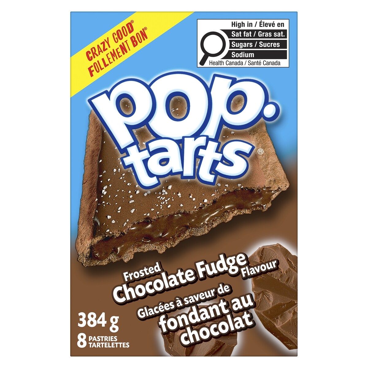Kelloggs Pop-Tarts Frosted Chocolate Fudge, 384 g
