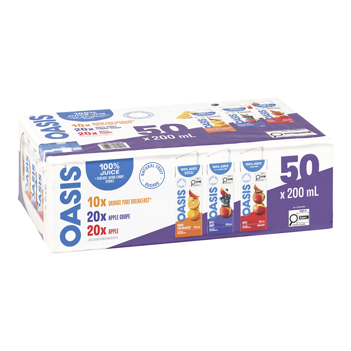 Oasis Assorted Juices, 50 × 200 mL