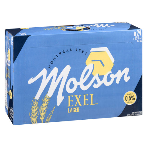 Molson Excel Non-Alcoholic Beer, 24 × 355 mL