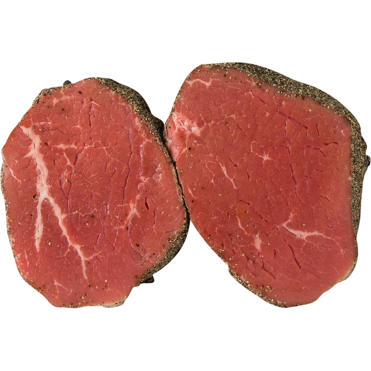 Pepper Marinated Round Steak, 0.33 kg average weight