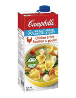 Campbell's Chicken Broth, No Salt	 900mL