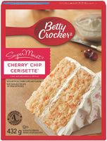Betty Crocker Supermoist Cake Mix, Cherry Chip 375g