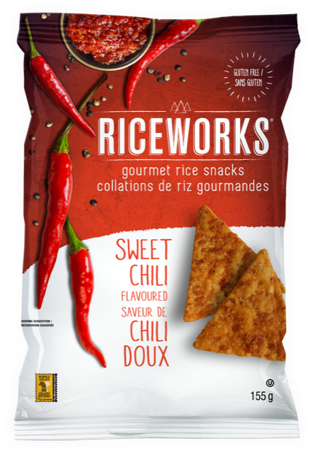 RiceWorks Sweet Chilli Chips 155 G