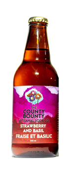 County Bounty Strawberry Basil 355Ml