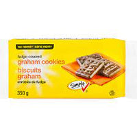Nn Fudge Covered Golden Graham Cookies 350g