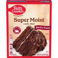 Betty Crocker Supermoist Cake Mix, Devils Food 375g.