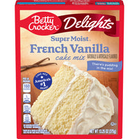 Betty Crocker Supermoist Cake Mix, French Vanilla 375g.