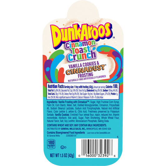 Bc Dunkaroos Cinnamon Toast Crunch 168g