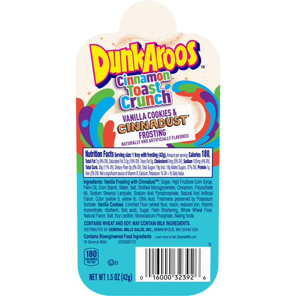 Bc Dunkaroos Cinnamon Toast Crunch 168g