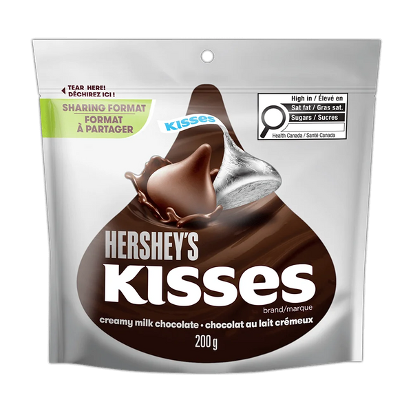 HERSHEY'S KISSES Milk Chocolates, 200 g
