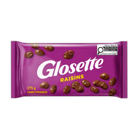 Glosette Chocolate Covered Raisins, 105 g