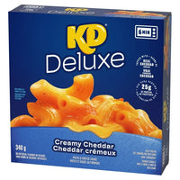 Kraft Dinner Deluxe Creamy Cheddar Macaroni and Cheese Frozen Dinner, 340 G Box, 340g
