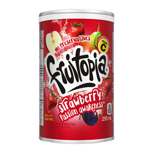 Fruitopia Strawberry Passion Awareness Can, 295 mL, 295 x mL