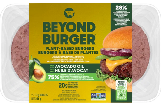 Beyond Meat Plant-Based Burger with Avocado Oil, 2ct, 226g