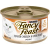Fancy Feast Pate Tender Liver & Chicken, Wet Cat Food 85g, 85 g