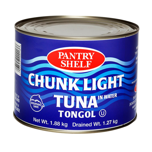 Pantry Shelf Chunk Light Tongol Tuna in Water 1.88 kg