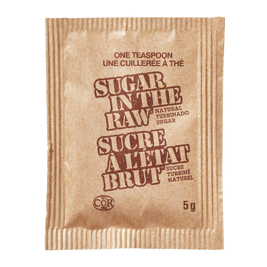 "Sugar in the Raw Natural Turbinado Sugar Pack of 1,000" 1000 × 5 g