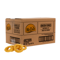 McCain Frozen Onion Rings 1/4-in, 4 kg
