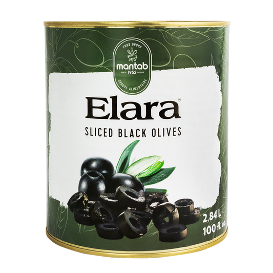 Elara Sliced Black Olives 2.84 L