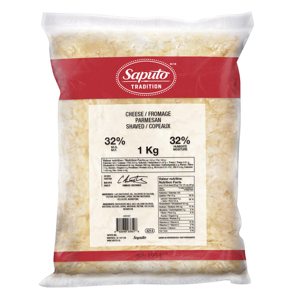 Saputo Shaved Parmesan Cheese 1 kg