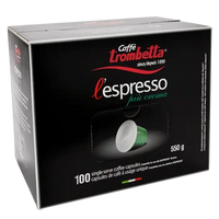 Caffè Trombetta Espresso Coffee Capsules Pack of 100, 0.7kg