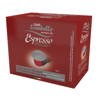 Caffè Trombetta l’espresso Cremoso Capsules Pack of 100, 550g