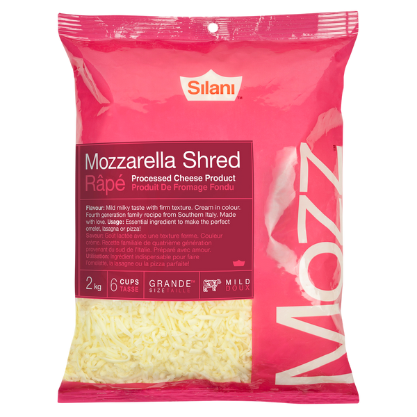 Silani Mozzarella Shred 2 kg