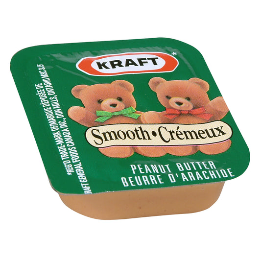 Kraft Smooth Single-serve Peanut Butter Pack of 200, 200x18 g