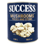 Success Mushrooms Pieces and Stems 2.84L