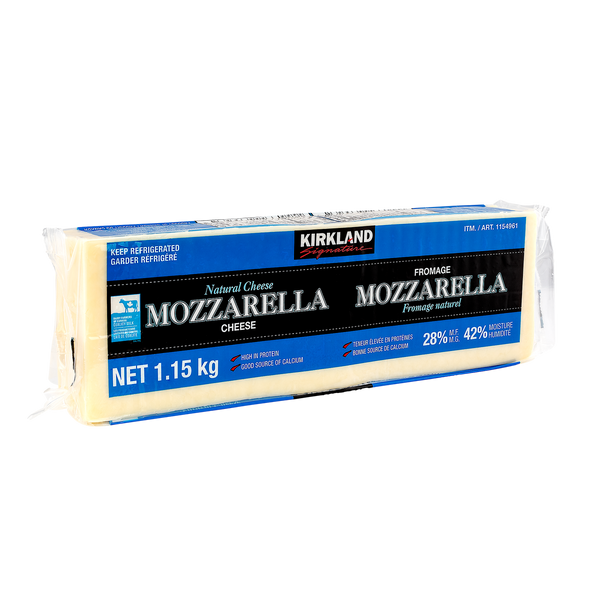 Kirkland Signature Mozzarella Cheese Block	1.15 kg