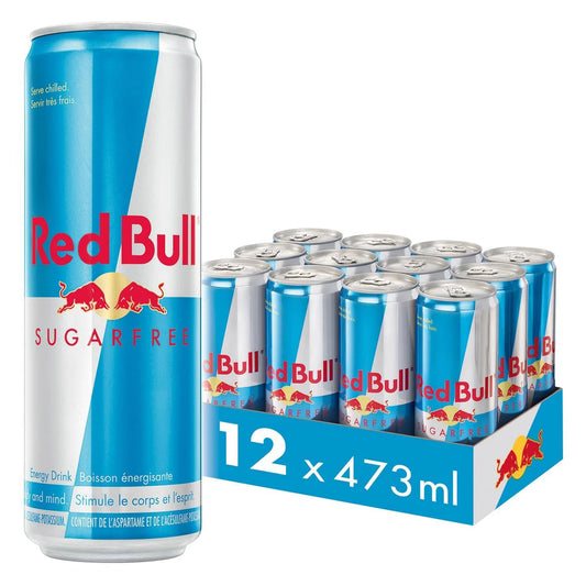 Red Bull Sugar-free Energy Drink 12 x 473 mL