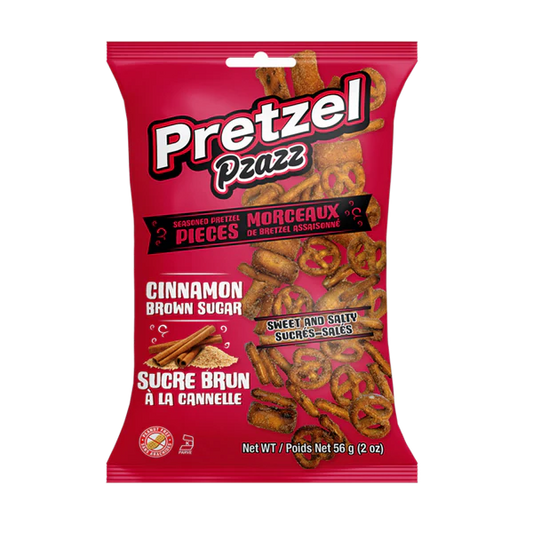 Pretzel Pzazz Cinnamon and Brown Sugar 12 x 56 g