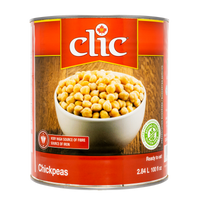 Clic Canned Chickpeas 6 x 2.84 L