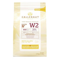 Callebaut White Belgian Chocolate Callets 2.5 kg