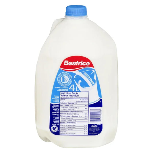 1% Milk 4L