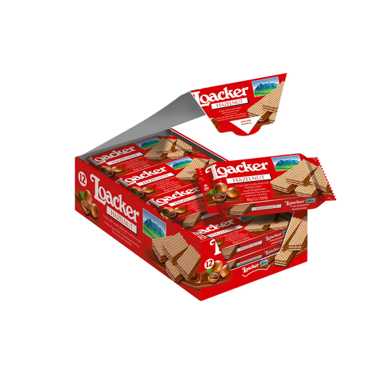 Loacker Hazelnut 12 x 45 g