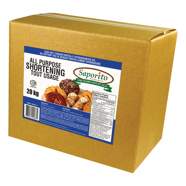 Saporito All-purpose Vegetable Shortening, 20Kg