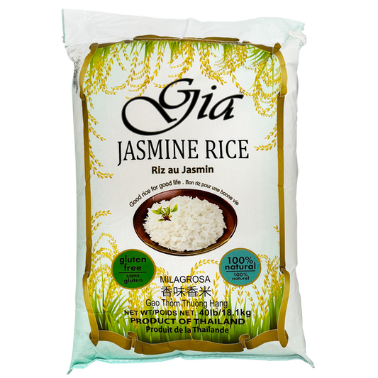 Gia Fancy Jasmine Rice, 18.1 Kg